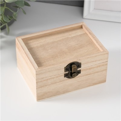 Шкатулка для росписи дерево «Прямоугольная», 6×12×9 см