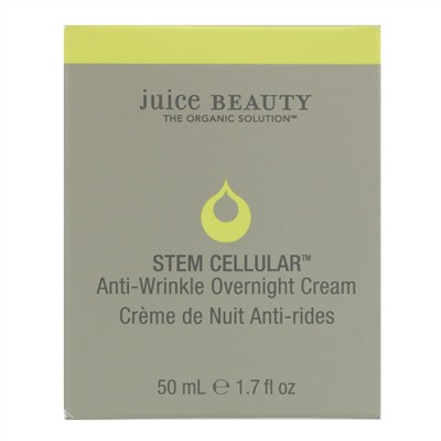 Juice Beauty, Stem Cellular, Anti-Wrinkle Overnight Cream, 1.7 fl oz (50 ml)