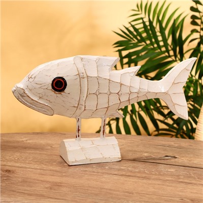 Сувенир «Рыба», 40×9×22 см, дерево албезия
