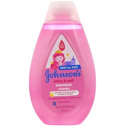 Johnson's Baby, Для детей, серия «Блеск и мягкость», шампунь, 400 мл