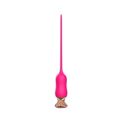 Розовый тонкий стимулятор Nipple Vibrator - 23 см.