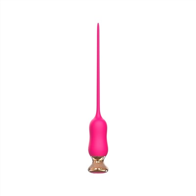 Розовый тонкий стимулятор Nipple Vibrator - 23 см.
