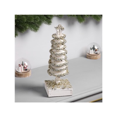 Фигура деревянная «Ёлочка», 30×10×10 см, 35 LED, батарейки AAx2 (не в комплекте), свечение теплое белое