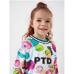 Комплект трикотажный для девочек: толстовка, брюки