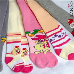 Детские колготки из ОТБОРНОГО ХЛОПКА с махрой MilanKo IN-003