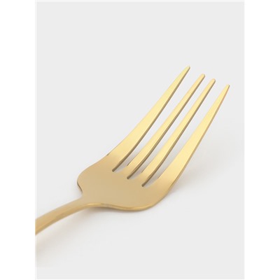 Вилка столовая Magistro «Блинк», 21.5×3 см, нержавеющая сталь, золотистая