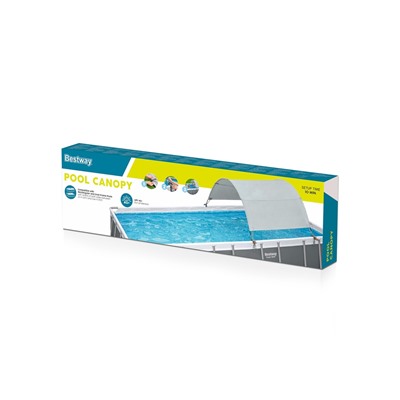 Навес для каркасного бассейна шириной бортов 210-340 см, 58746 Bestway