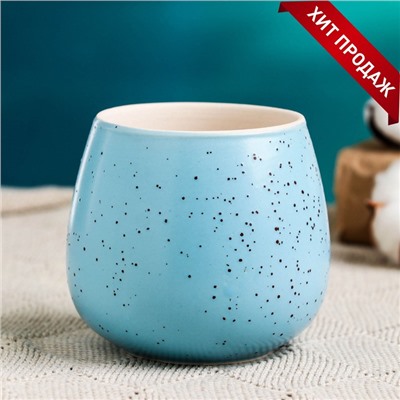 Горшок для цветов «Нежность», керамический, 0.35 л, МИКС