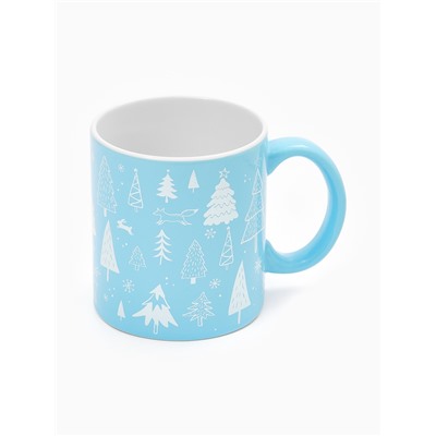 Кружка чайная новогодняя «Новогодний лес», 530 мл