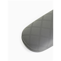 Футляр для очков на хлопушке, в клетку, размер 16×6×3 см, серый