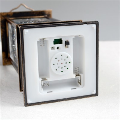 Светильник Новогодний светодиодный 10,5x10.5x34 см Снеговик / NG206-32 /уп 12/ музыкальный