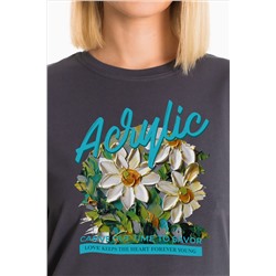 Футболка с принтом  М326078Пс