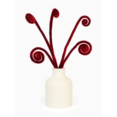 Синельная проволока, набор 100 шт, размер 1 шт 30х0,8 см, цвет бордовый