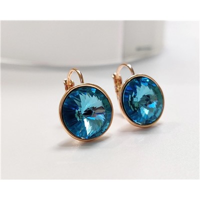 Серьги с кристаллами Swarovski