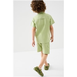 Комплект текстильный для мальчиков: рубашка, шорты PLAYTODAY, 1239806