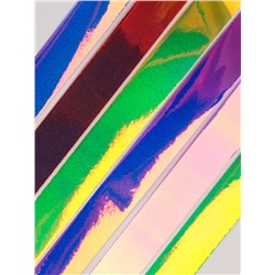 Лента упаковочная для декора и подарков, неон, 1.2 см × 5 м