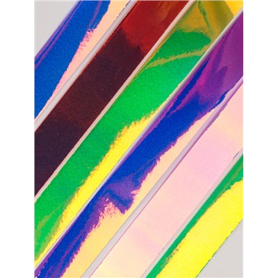 Лента упаковочная для декора и подарков, неон, 1.2 см × 5 м