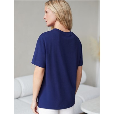 VILATTE Футболка D49.136