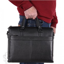 Портфель мужской кожаный 8688-3H black Heanbag