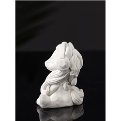 Фигурка для росписи «Пони в наушниках», гипс, 7×5×5.5 см