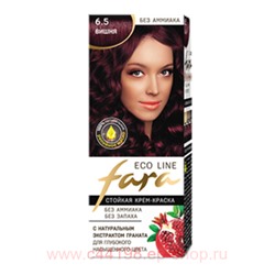 РК Fara Eco Line Стойкая крем-краска для волос тон 6.5 вишня