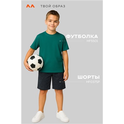 Детская однотонная футболка Happyfox