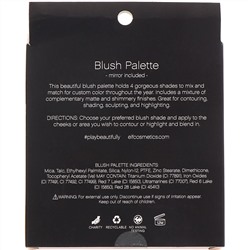 E.L.F., Палетка румян, темных оттенков, 0,56 унции (16 г)