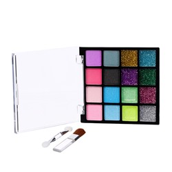 Набор косметики для девочки: тени, кисть, аппликатор