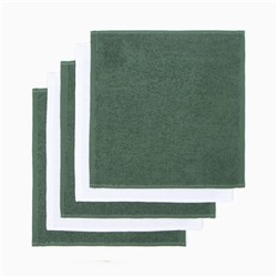 Набор махровых полотенец Этель «Лесные жители» 30×30 см - 5 шт., 100% хл, 340 г/м²