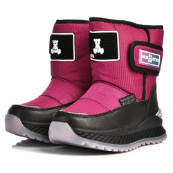 T-10781-F малина Ботинки зима для девочек (27-32)/8