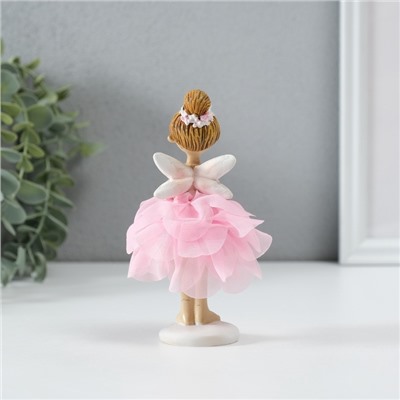 Фигурка полистоун «Девочка фея в цветочном платье с букетом», 8×8×13.5 см, МИКС