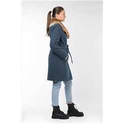 02-2951 Пальто женское утепленное (пояс)