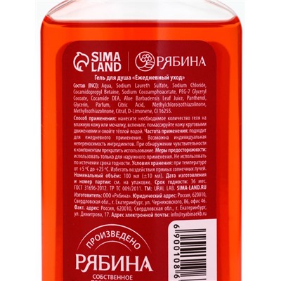 Новогодний подарочный набор косметики: гель для душа 100 мл и бомбочка для ванны 100 г, аромат пряный глинтвейн, URAL LAB