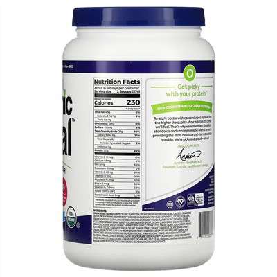 Orgain, Organic Meal, All-In-One Nutrition Powder, Vanilla Bean, 2.01 lbs (912 g)