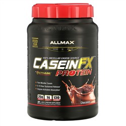 ALLMAX Nutrition, CaseinFX, 100%-ный казеиновый мицеллярный протеин, шоколад, 2 фунта (907 г)