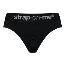 Черные трусики для насадок Heroine Lingerie Harness - size S