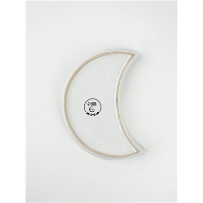 Тарелка новогодняя плоская «Загадай желание», 10.5×20 см, ручная работа