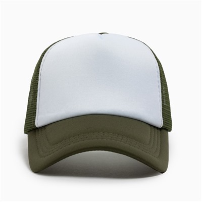 Бейсболка с сеткой MINAKU, зелёный, размер 56-58