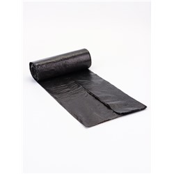 Мешки для мусора 240 л, ПНД, 20 мкм, 10 шт. в рулоне, чёрные