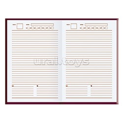 Ежедневник учителя А5 288стр.,7Бц, Уф-лак "Малинка"