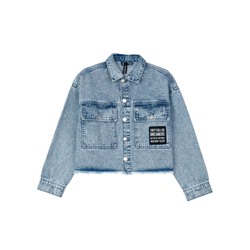 Куртка текстильная джинсовая для девочек