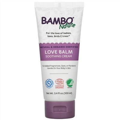 Bambo Nature, Love Balm Soothing Cream, 3.4 fl oz (100 ml)