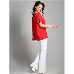 Блузка Все легко и просто, рэд