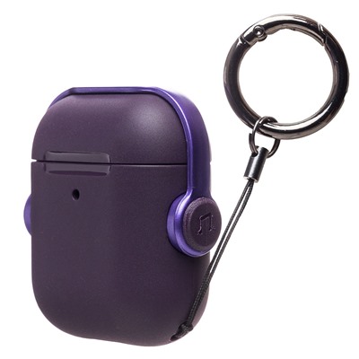 Чехол - PCP07 для кейса "Apple AirPods/AirPods 2" (bordo/violet)