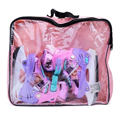 Коньки детские размер S, фиолетовый