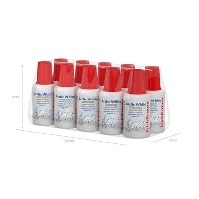 Штрих 20мл с кисточкой спирт ЕК6 Arctic White ErichKrause