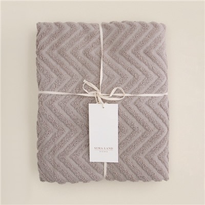 Полотенце махровое SL HOME: Geometry «Саббиа», 50×90 см, коричневое