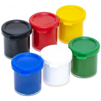 Гуашь  6цв 17мл ДЛЯ САМЫХ МАЛЕНЬКИХ ХУДОЖНИКОВ ГКМ06-17 Каляка-Маляка