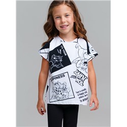 Фуфайка трикотажная для девочек (футболка)