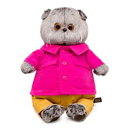 Мягкая игрушка «Кот Басик» в яркой курточке, 22 см